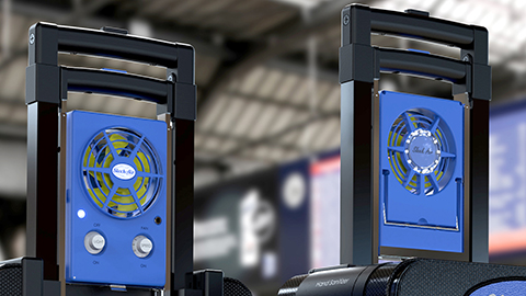 SleekAir luggage art image of front and back thumbnail